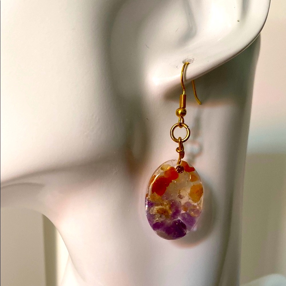 Elegant Multicolor Dangle Earrings